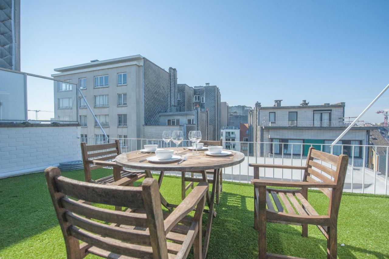 Studio Met Groot Zonneterras Centrum Oostende Екстер'єр фото
